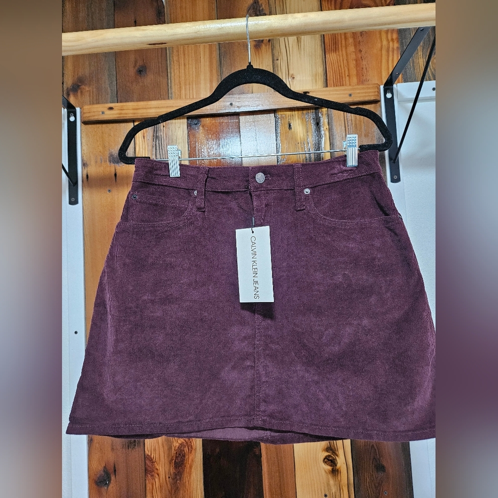 Calvin Klein Women's Purple Skirt